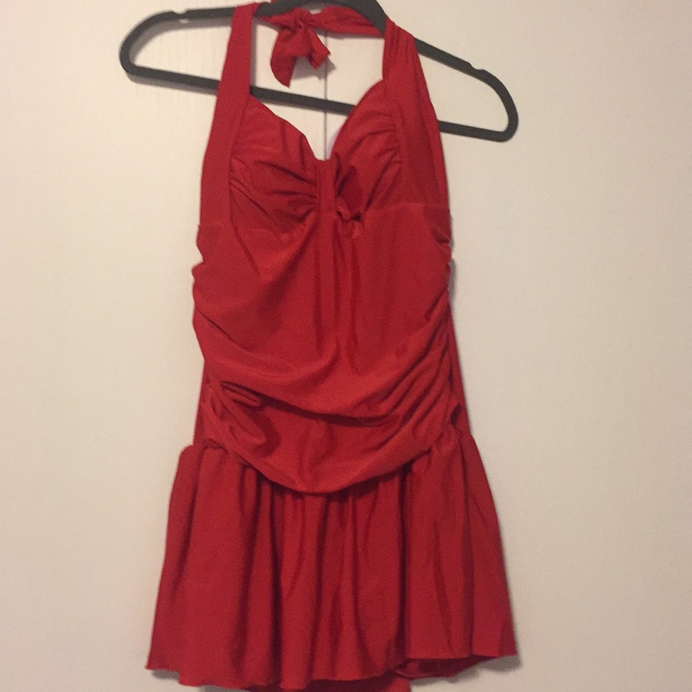 🌸HP Red swim dress